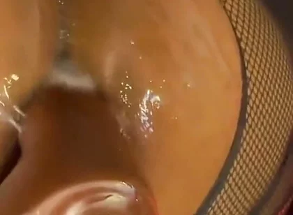 Horny Bottom Gapes Creamy Noisy Farty Hole - Hardcore Dildo Machine Fuck