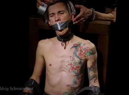 Nicky Throne Part 2: Gag Switch, Drooling, Armpit Tickling & Hair Trim