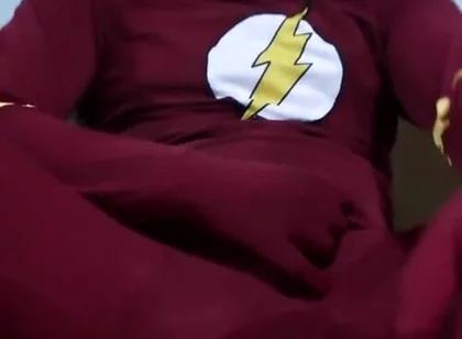 Jerking off Cosplay the Flash Latino Masturbation Chileno