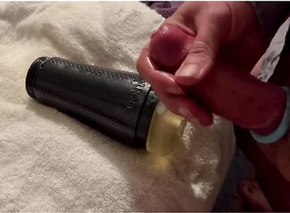 Hard Throbbing Cock Pissing Till I Cum