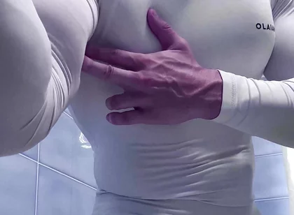 You Can See This Crazy Lines Through the Thin Cloth