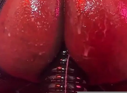 Femboy Gapes Hole with Cone Shaped Dildo