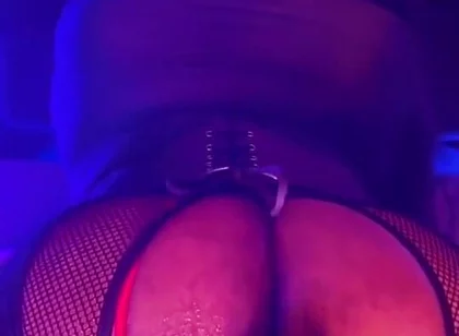 Black Sissy Slut Fucked in the Ass by Dildo Machine