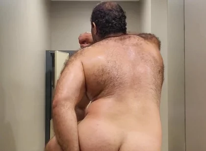 Stuffing Ass with Dildo