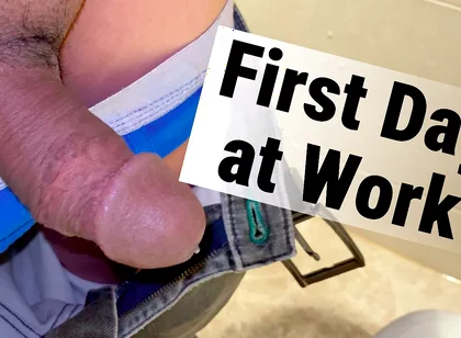 A New Employee Was Sucked by His Boss in Their Office Bathroom
