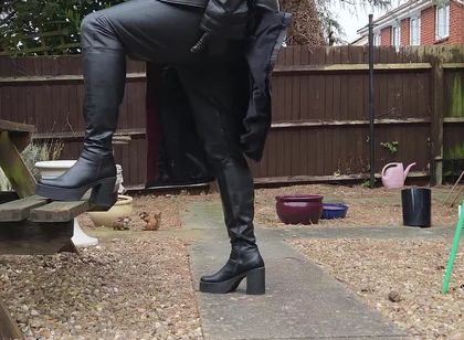 Leather Trench Coat