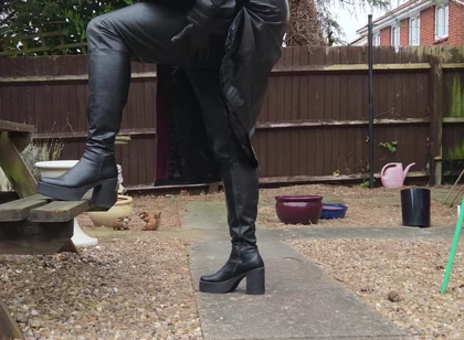 Leather Trench Coat