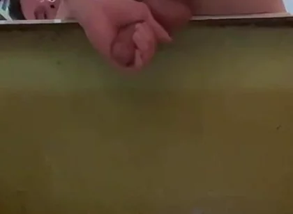 Masturbating a Cock and a Protruding Prolapse