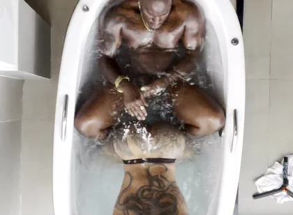 Muscle Body Builder Slut Gets Fucked By BBC!
