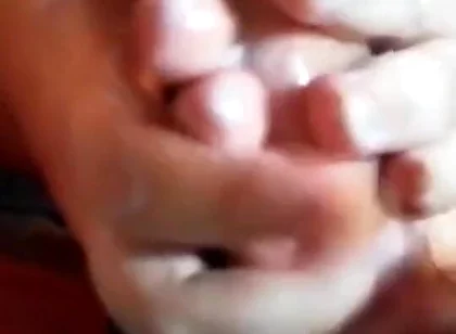 Secret Special Footfetish Video for Feet People! Feet in Cream!