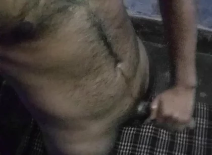 Jerking My Big Dick in Home Alone