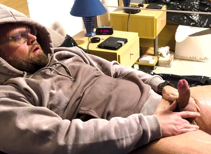 Alex Pisses on His Beard and Clothing