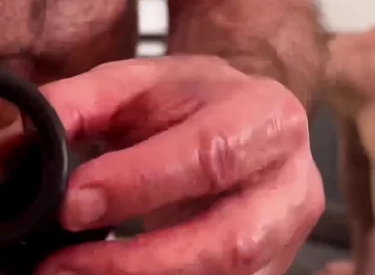 Foreskin Restoration and Ball Stretching with Ethan XXX