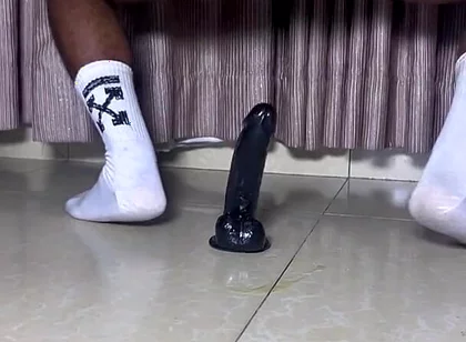Wet and Gushy Dildo Play