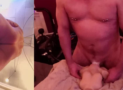 Fucking My Toy with Two Angles at the Same Time!