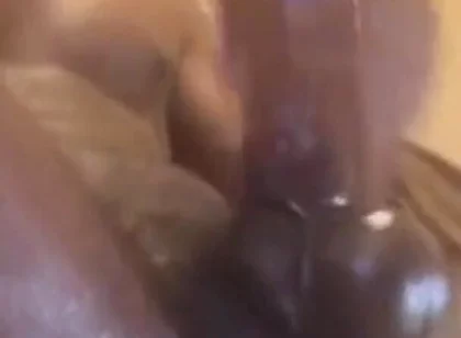 Squeezing My Nipples Butt Plug Deep in My Ass Stroking My BBC