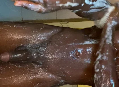 How I Wash up My African Cock! Before Sex