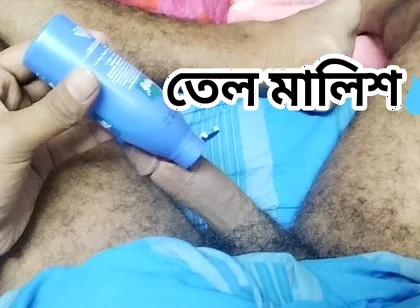 Desi Lungi Boy - Hard Dick Oil Massage and Hardcore Solo Flex