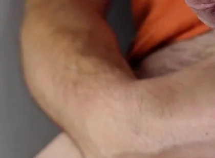 Underneath POV of Pulsing Cock with Juicy Precum to Satisfying Multi-cum