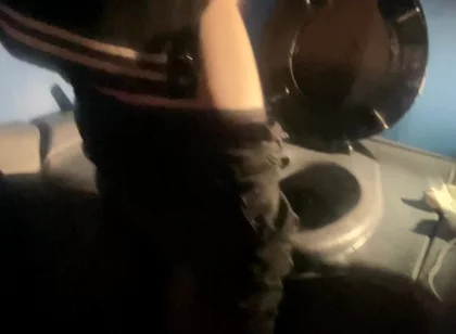 Amateur Boy Opens Street Public Toilets, Catches His Ginger Friend Peeing and Lends Him a Helping Hand