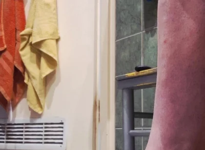 Straight Husband Plays with Balls