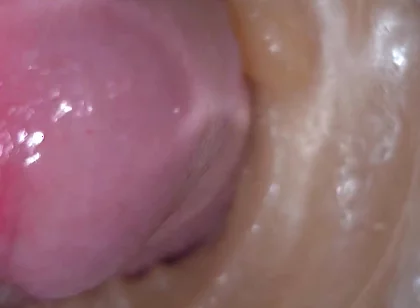 Breastfeeding Breathless with Cream Pumping Deep