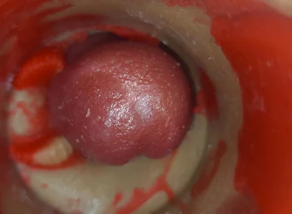 Deep Thrusts Trigger Feverish Cum Inside Without Sperm's Trace