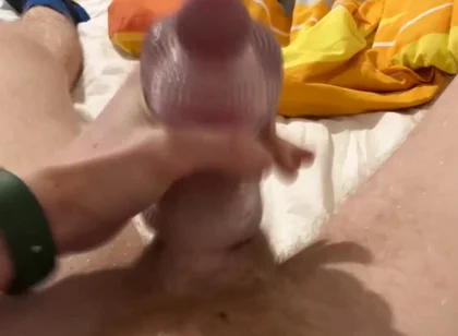 Gay Twink Playing with His New Toy. Big Hot Dick, a Lot of Cum and Sexy Masturbator- Full Video