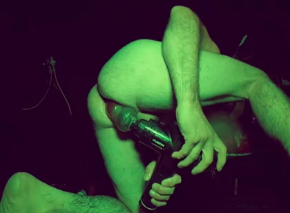 Deep Massage - Deep Anal Massage Gun Makes Me Leak Precum