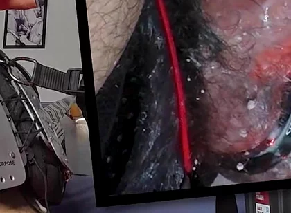 March 2026 Live Cam Show Recording - Ricky Cage Gets Machine-jacked for an Hour!