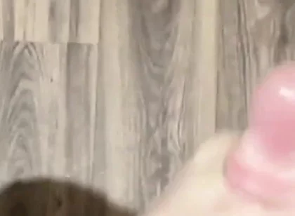 Cumming on the Floor at Night