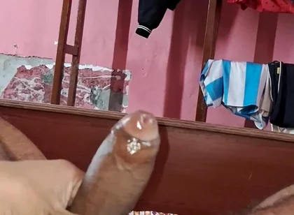 The Young Boy From the Desi Village, Full of Enthusiasm, Is Having Sex with His Hands.