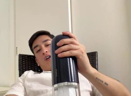 Masturbating Until Massive Cum on You