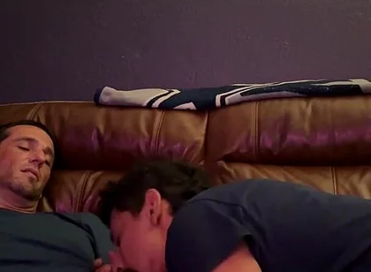 Latino Sucking Guero's Dick