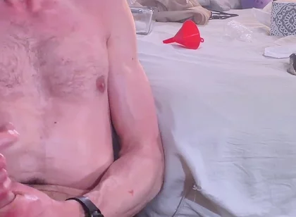 Jerking off with Very Intense Face, 