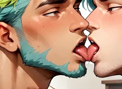 The Teal-haired Muscle Lover Fills the Office Orgy Quota with His Freshest Honey - Wow, First-time XXX!