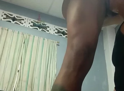 Black Man with a Big Cock Mercilessly Fucks My Mouth