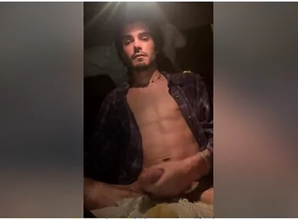 Night Time Wank And Cum