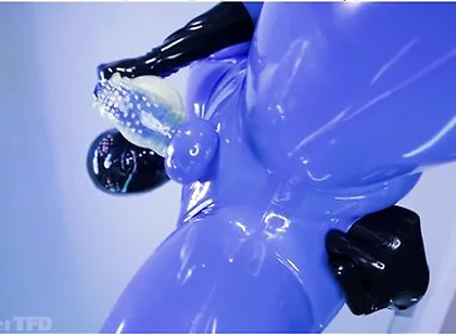 Rubber Sheath Teasing