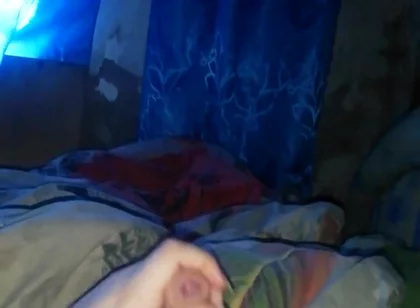 Masturbating