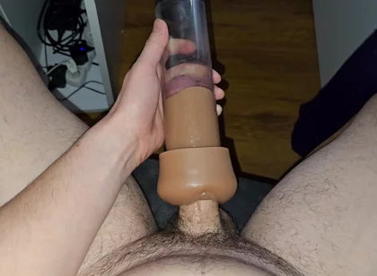 My Dick Vs Vacuum Pump - Watching It Get Bigger