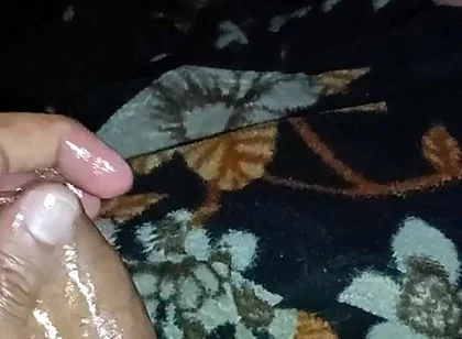 Cock Massage:- Desi Boy Massage His Huge Cock and Masturbation