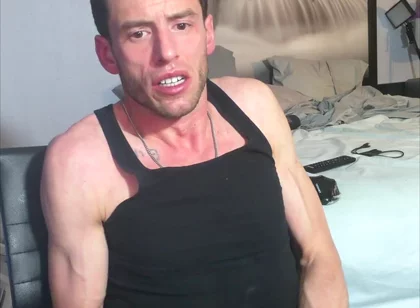 Big Load at the End, Intense Eyes Facial Expression Throughout