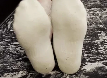 Coach Karl's Feet in His White Socks [8893]