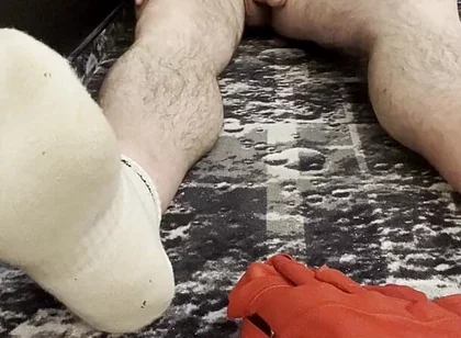 Coach Karl Feet White Socks and Bare Balls [5834]