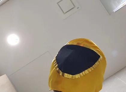 Wrestler in Toilet