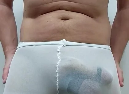 Masturbating with My Tights
