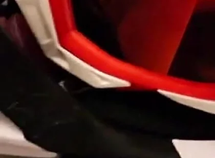 Gearhead in Mxhelmet Sucking Dick