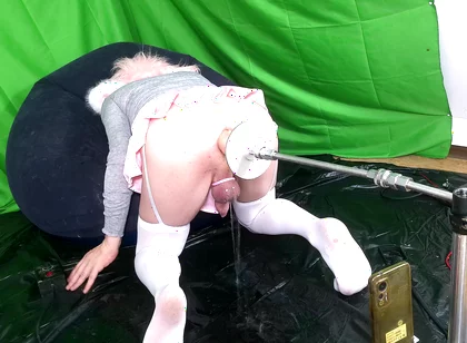 Rubber Fist During Anal Enema