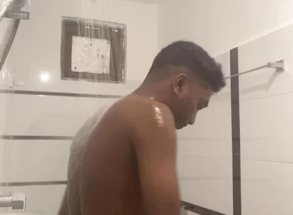 Sri Lankan Teen Boy Showered